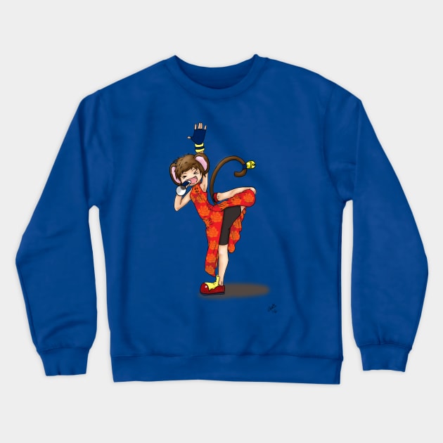 Monkey'n around Crewneck Sweatshirt by bearbearfruit8